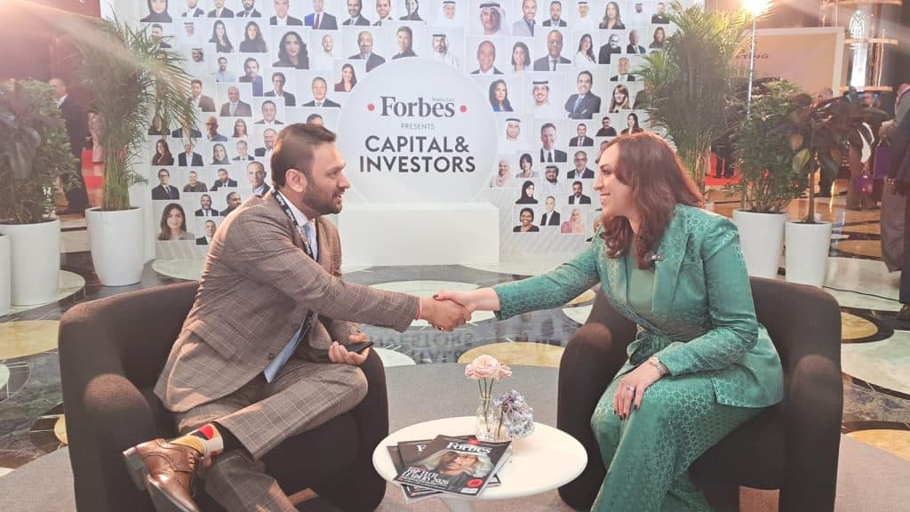 Suzanne Knight at Forbes Middle East as speaker and moderator.